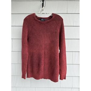 Mavi Rust Red‎ Long Sleeve XXL Cotton Long Sweater Unisex